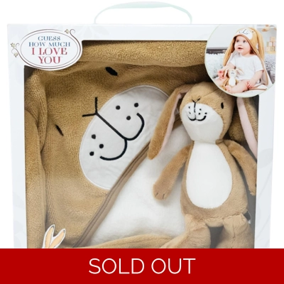 Guess How Much I Love You - Cuddle Robe & Toy Gift Set